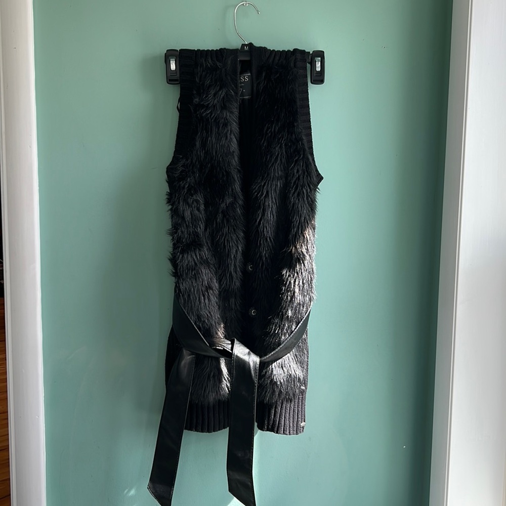 Guess fur vest